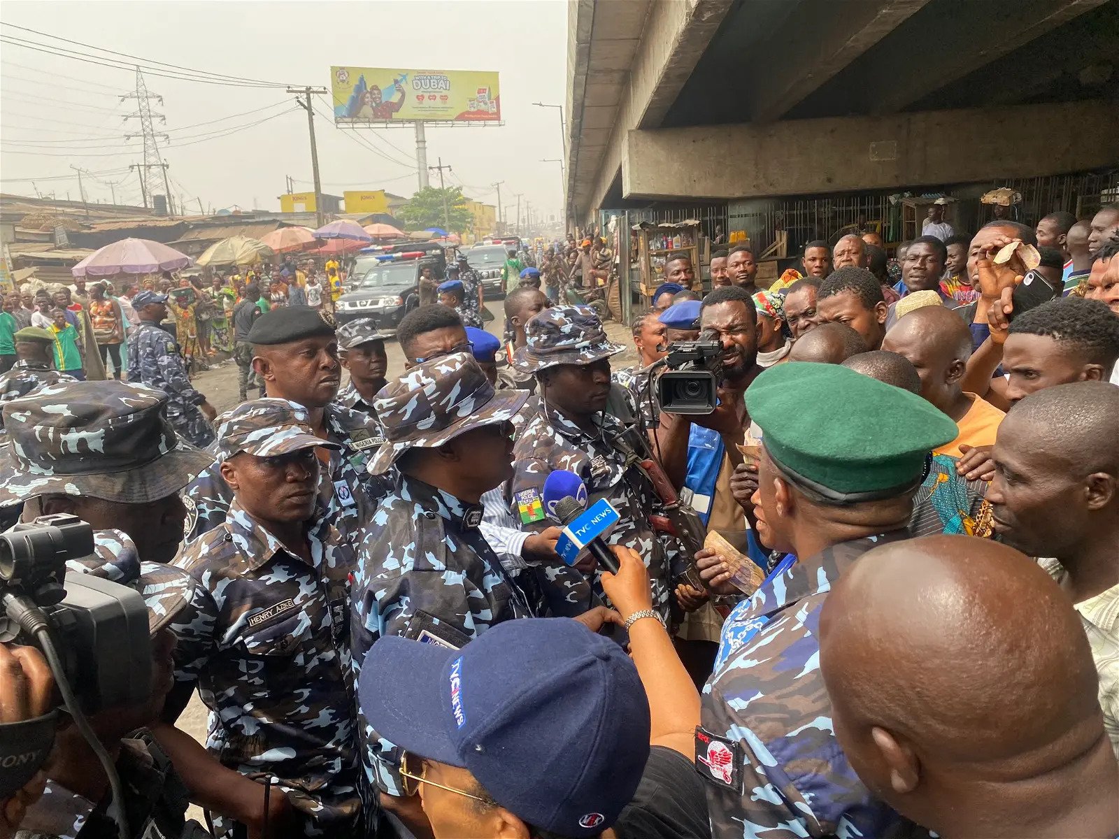 You are currently viewing Lagos State Commissioner Police Goes To Protest Locations.