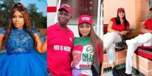 Read more about the article Clearing over N20m is not easy, Halima Abubakar wrote as she thanks Regina Daniels and her husband